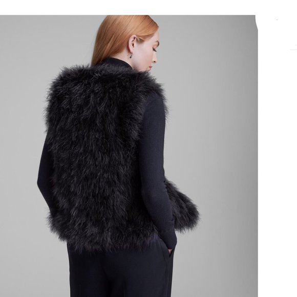 NEW! Club Monaco Violet Feather Vest - Size XS - Picture 3 of 3